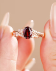 Ruby Promise Oval Ring