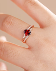 Ruby Promise Oval Ring
