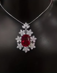 Ruby Gala Pendant Necklace
