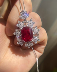 Ruby Gala Pendant Necklace