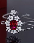 Ruby Gala Pendant Necklace