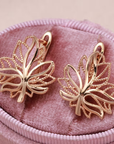 Gilded Leaf Earrings