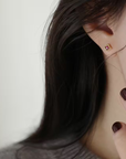 Ruby Vintage Stud Earrings
