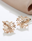 Gilded Leaf Earrings