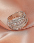 Elegant Infinity Layers Ring
