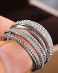 Elegant Infinity Layers Ring