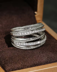 Elegant Infinity Layers Ring