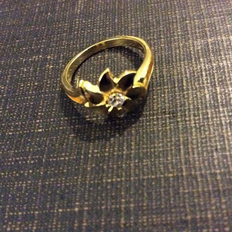 Golden Blossom Ring