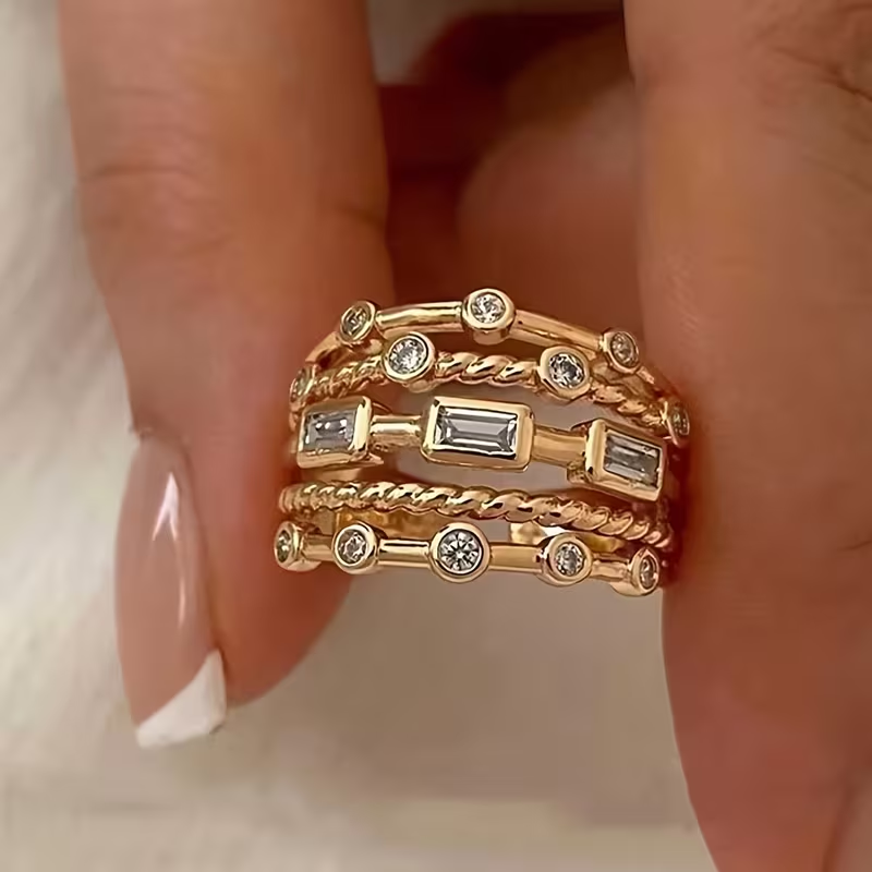 Layered Luxe Ring