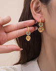 Bohemian Butterfly Charm Earrings