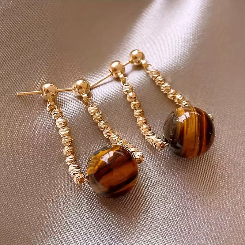 Cat Eye Dangle Earrings