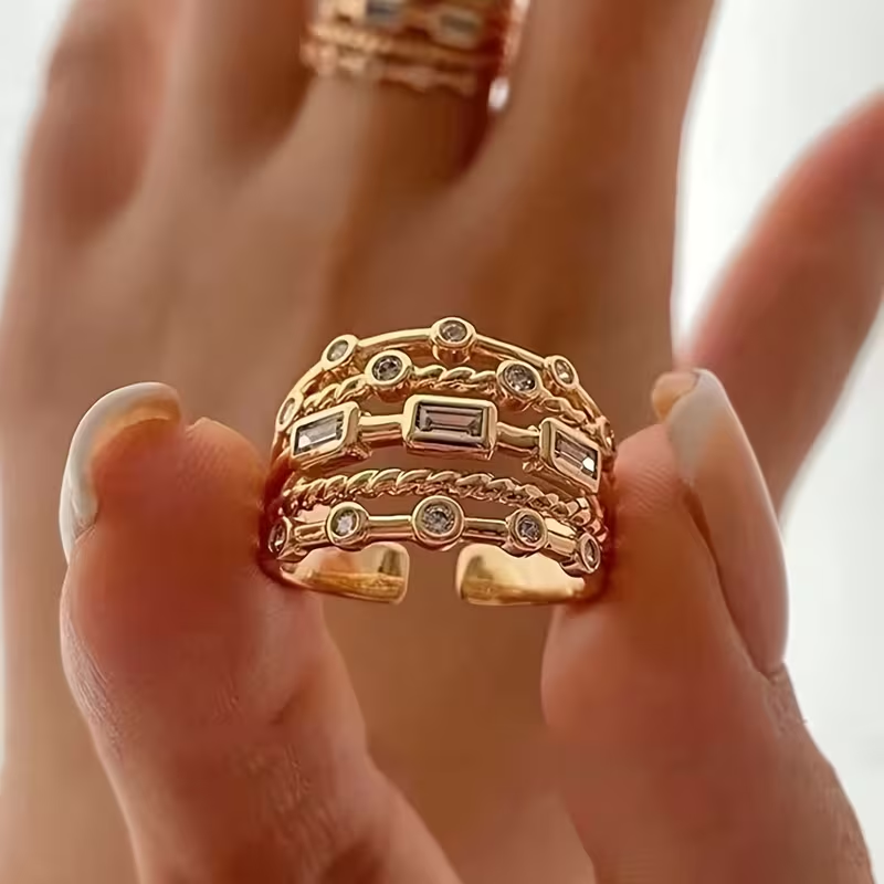 Layered Luxe Ring