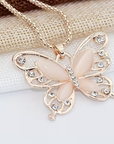 Butterfly Grace Crystal Necklace