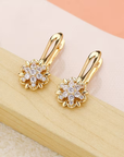 Golden Blossom Sparkle Earrings