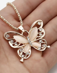 Butterfly Grace Crystal Necklace