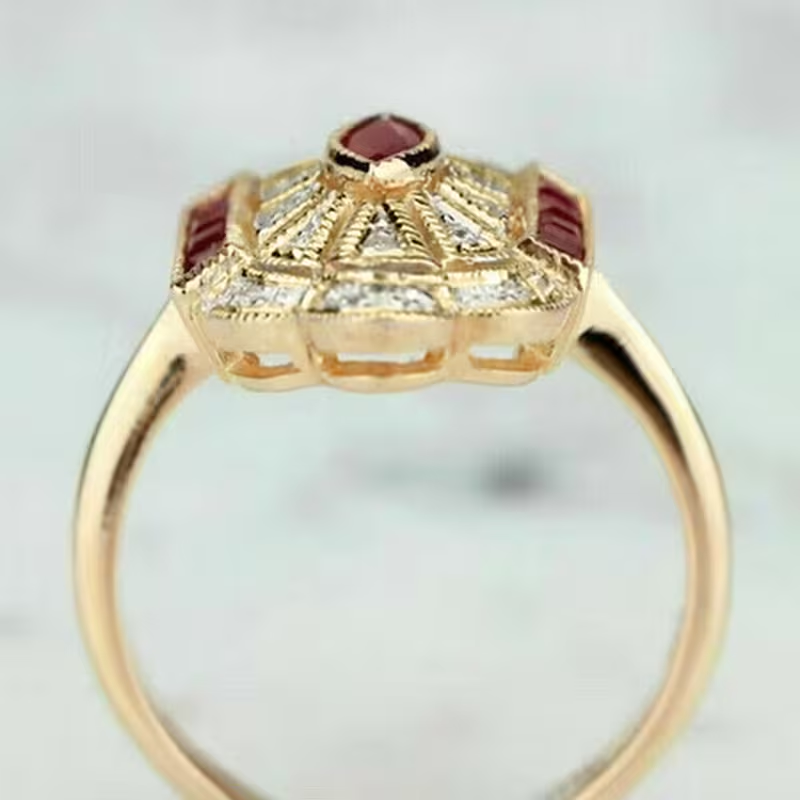 Crimson Royale Ring