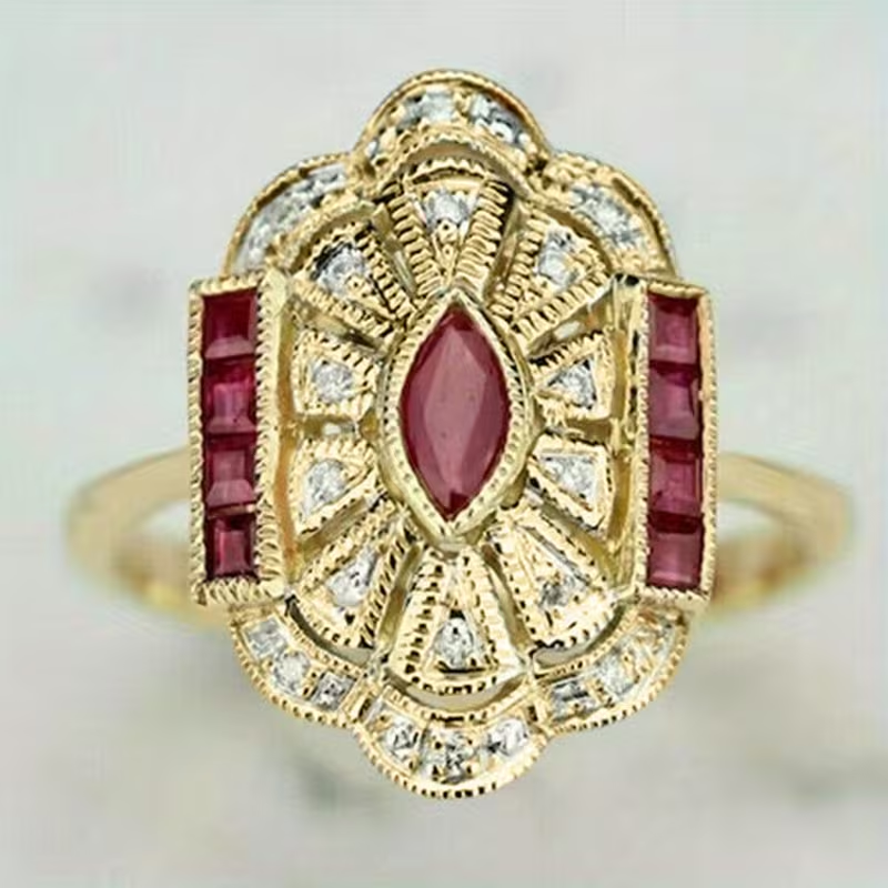 Crimson Royale Ring