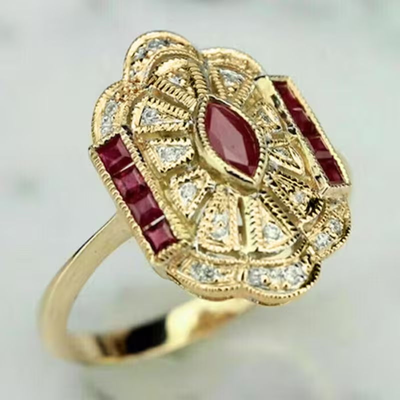 Crimson Royale Ring