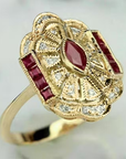 Crimson Royale Ring