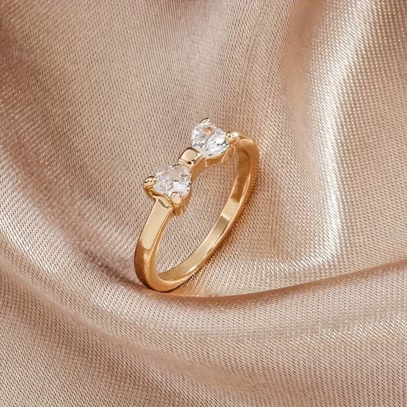 Crystal Bow Ring