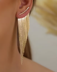 Lux Bohemian Fringe Earrings