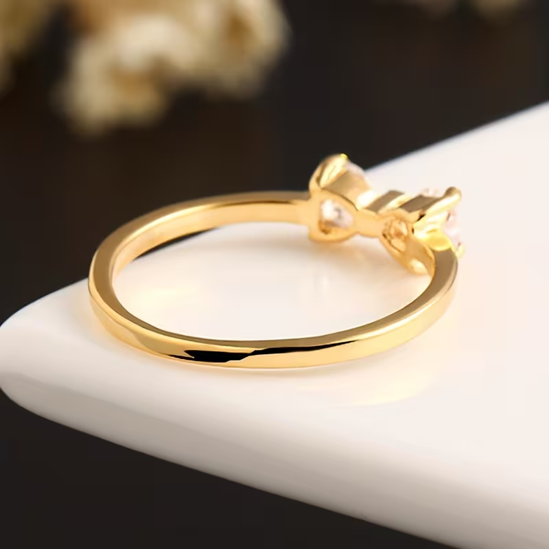 Crystal Bow Ring