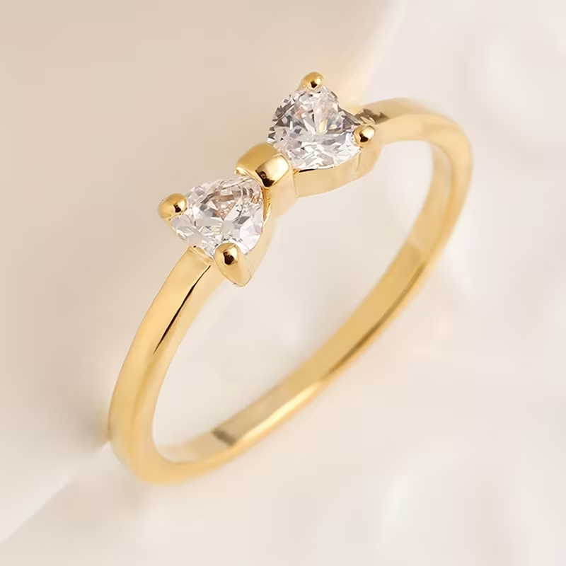 Crystal Bow Ring