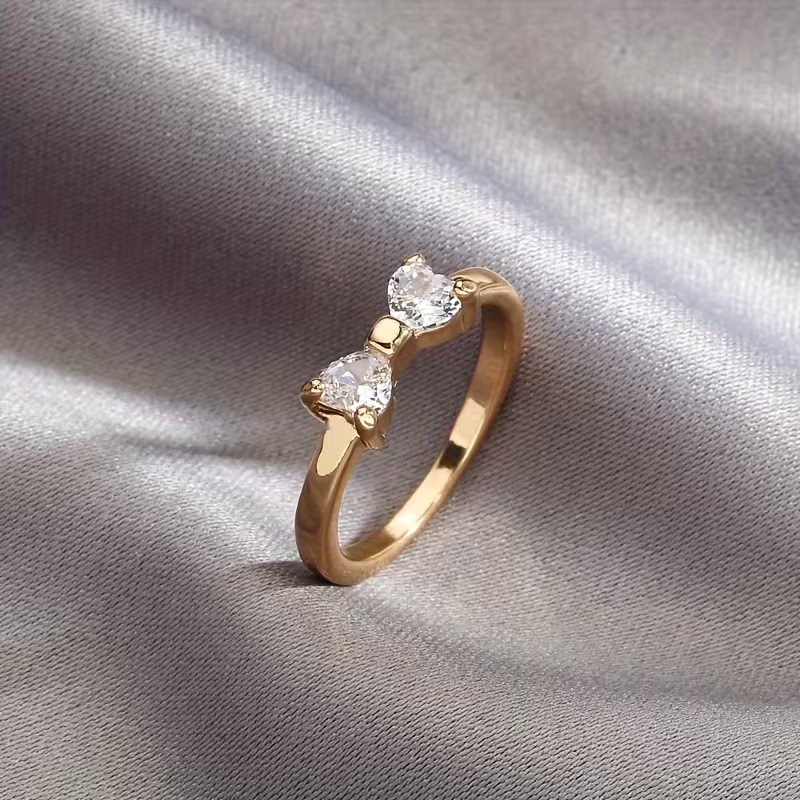 Crystal Bow Ring