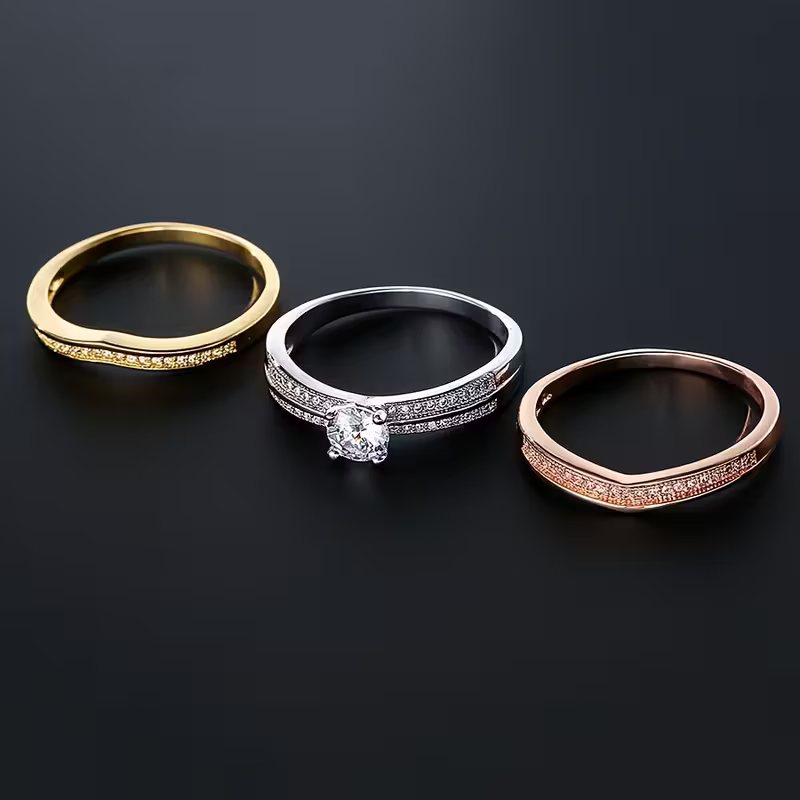 Trinity Luxe Diamond Ring