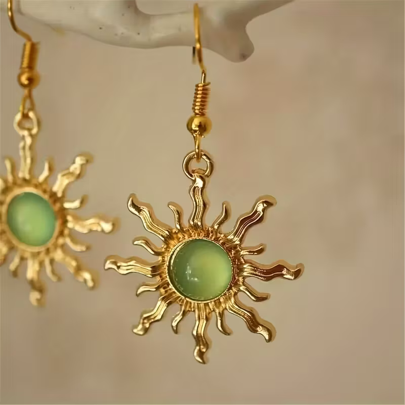 Boho Radiant Sunburst Earrings