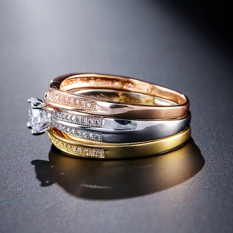 Trinity Luxe Diamond Ring