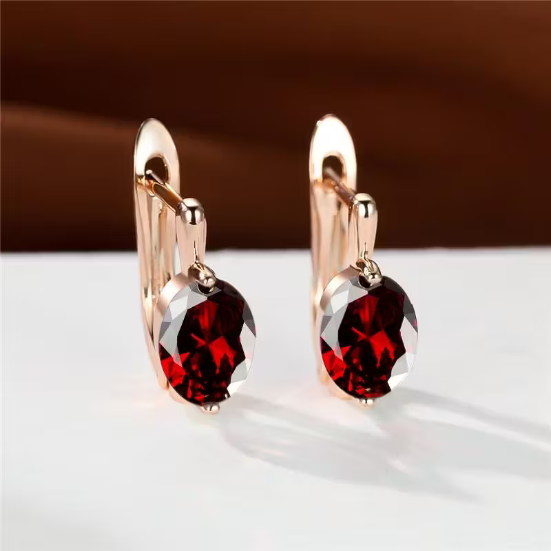 Oval Glow Earrings