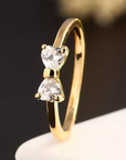 Crystal Bow Ring