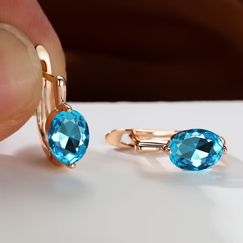 Oval Glow Earrings