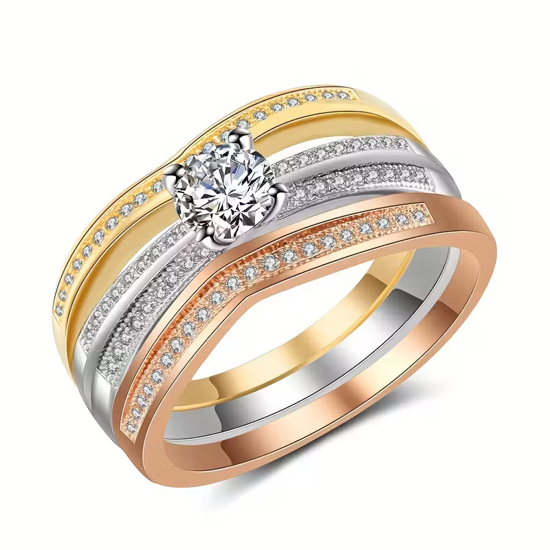 Trinity Luxe Diamond Ring