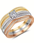 Trinity Luxe Diamond Ring