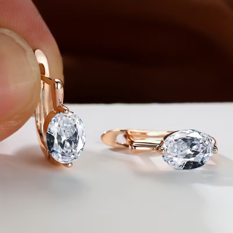 Oval Glow Earrings