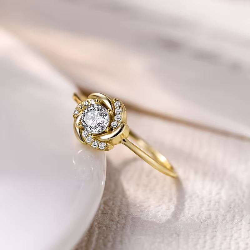 Golden Rose Ring