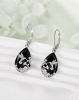 Black Onyx Bird Dangle Earrings