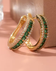 Emerald Glow Earrings
