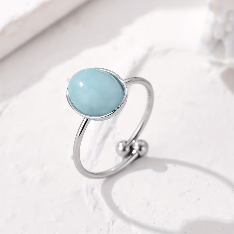 Malachite Oval Ring