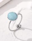 Malachite Oval Ring