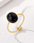 Malachite Oval Ring