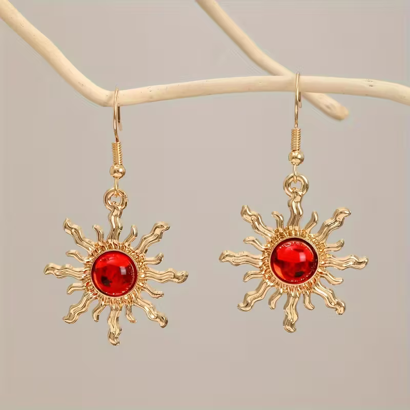 Boho Radiant Sunburst Earrings