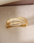 Pavé Cross Ring