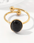 Malachite Oval Ring