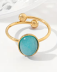 Malachite Oval Ring