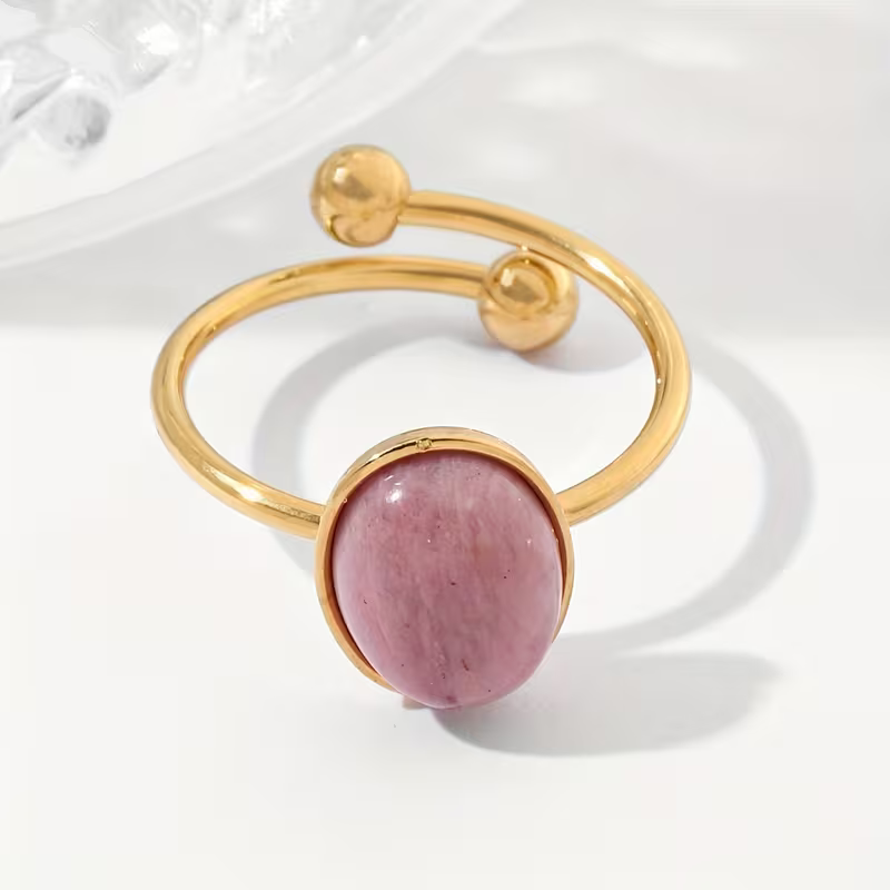 Malachite Oval Ring