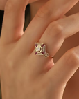 Deco Ruby Ring
