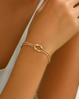 Twist Knot Chain Bracelet